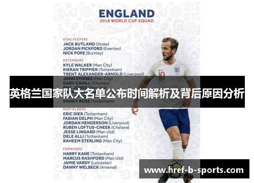英格兰国家队大名单公布时间解析及背后原因分析