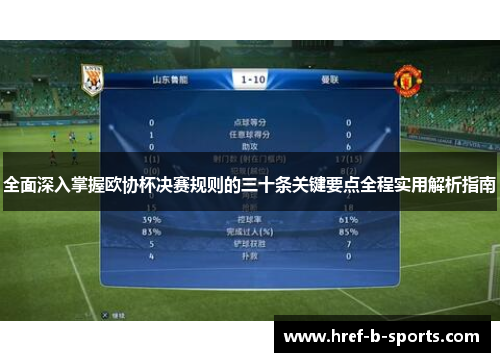 全面深入掌握欧协杯决赛规则的三十条关键要点全程实用解析指南 全面深入掌握欧协杯决赛规则的三十条关键要点全程实用解析指南